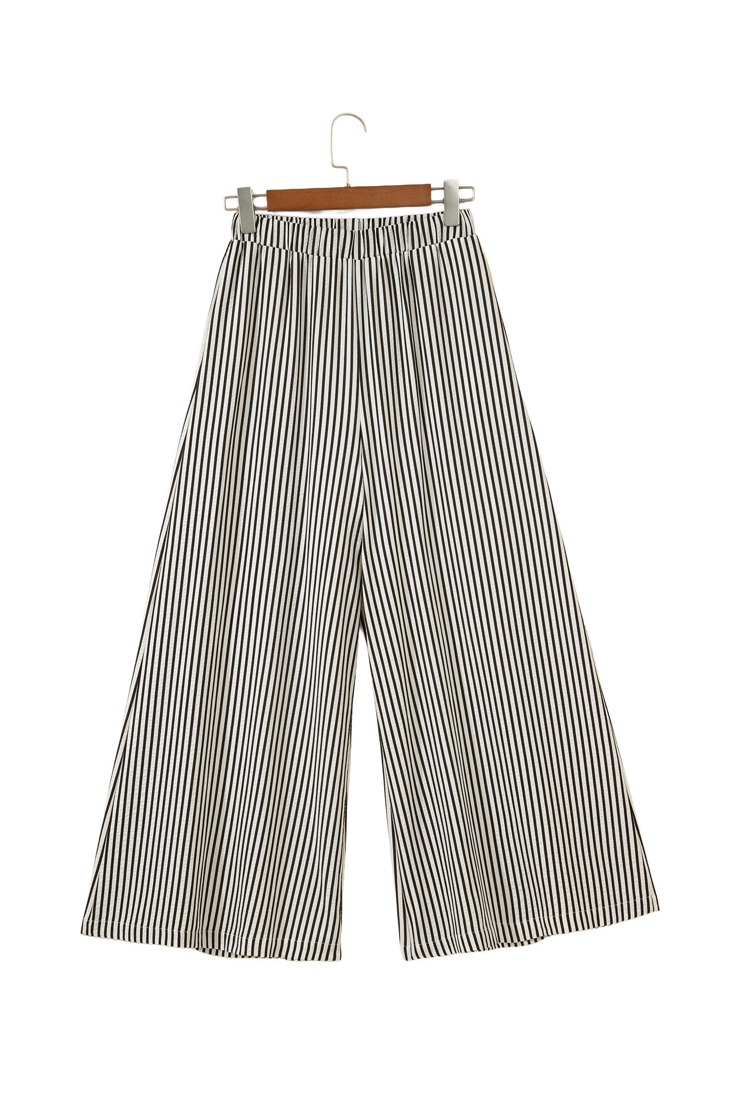Elastic Waist Ultra Wide Leg Pants