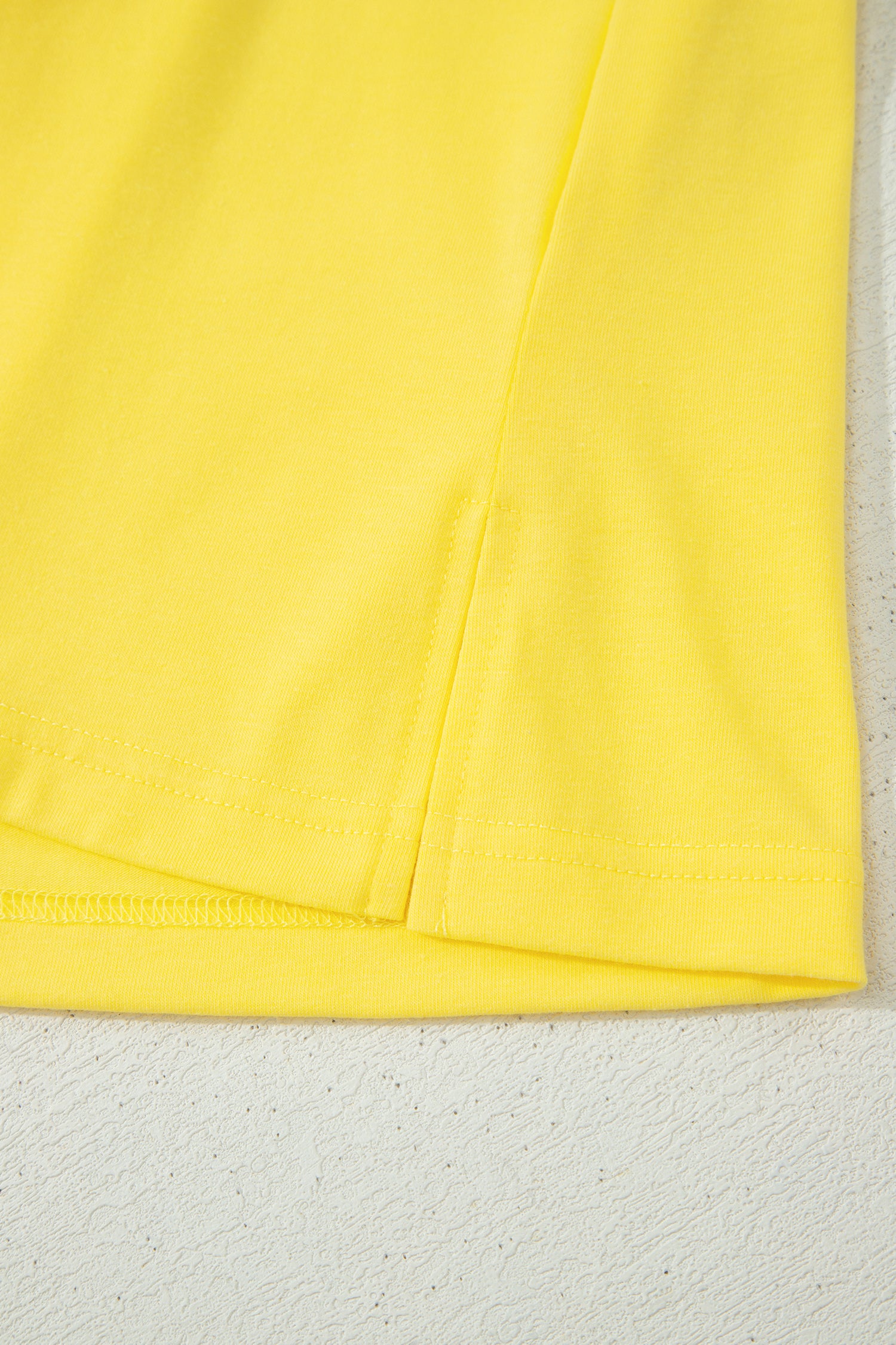 Turquoise Solid Color V Neck Short Puff Sleeve Blouse