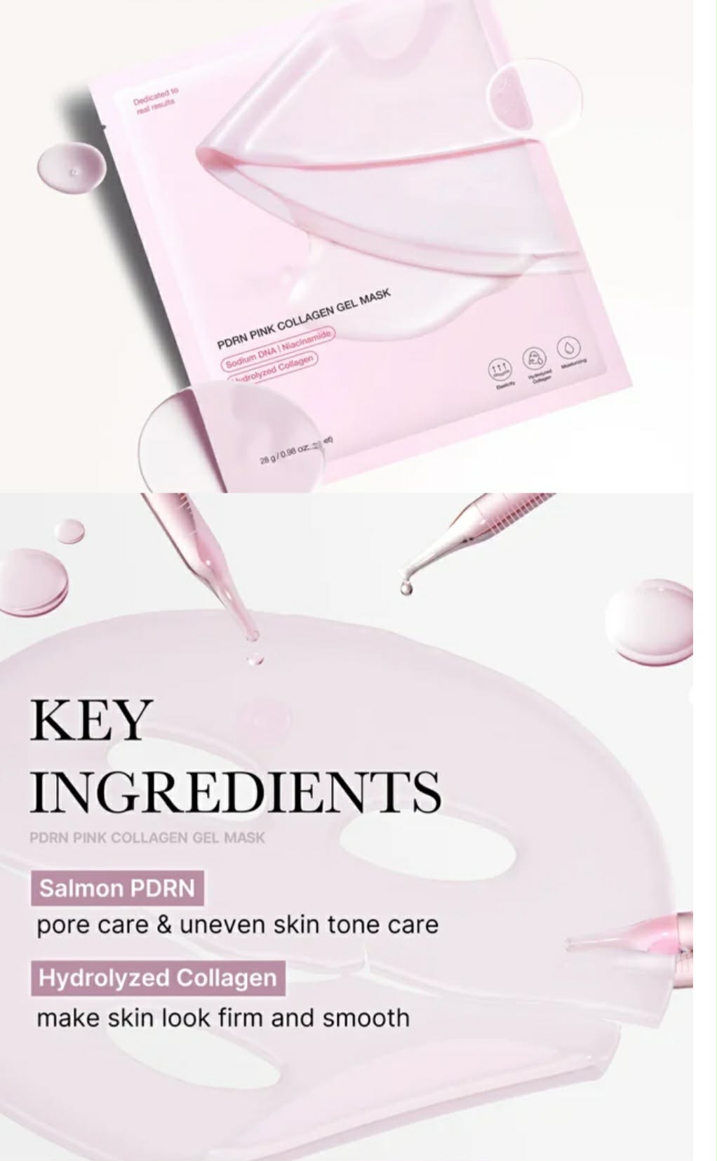 PDRN BIO-COLLAGEN PINK GEL MASK