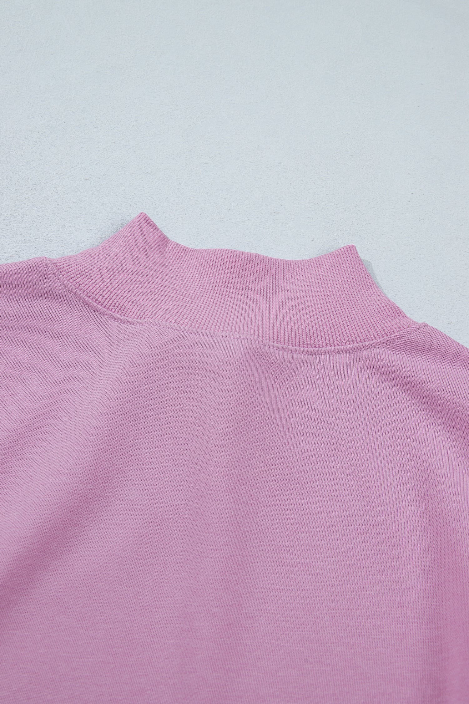 White Solid Color High Neck Cap Sleeve Loose Top