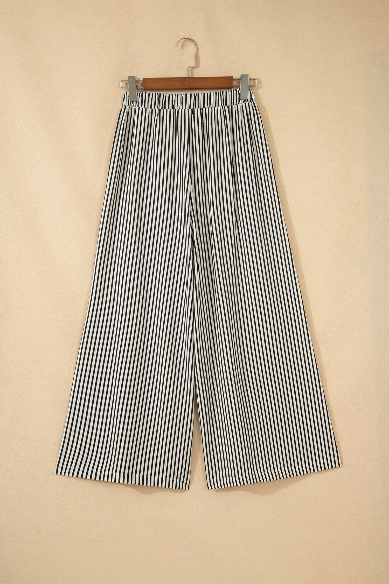 Elastic Waist Ultra Wide Leg Pants