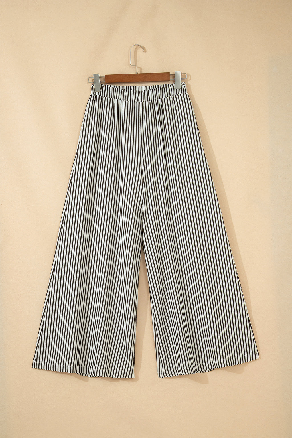 Elastic Waist Ultra Wide Leg Pants